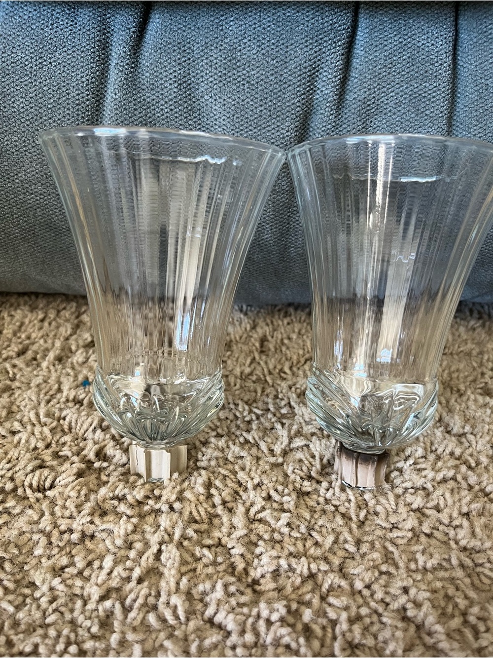 HomCo Clear Glase Votive Candle Holders